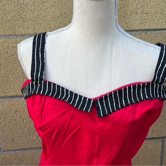 Switchblade Stiletto black and red sundress - Picture 2 of 5